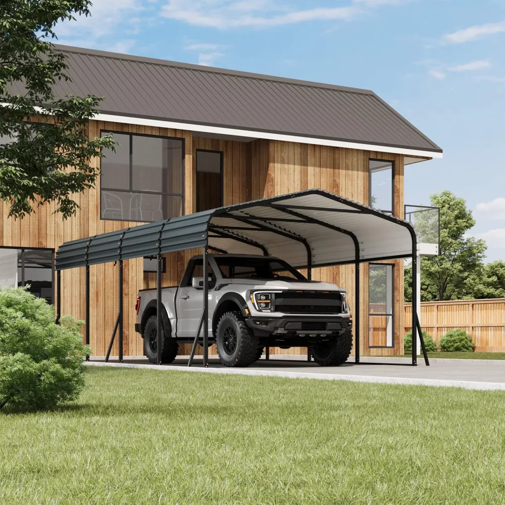 Metal Carport 20 ft 12' 20'