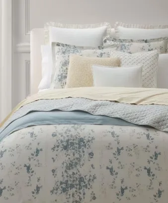 Bedding blue white