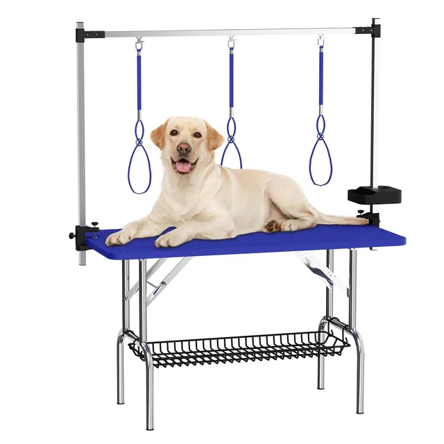 Dog Grooming adjustable foldable black