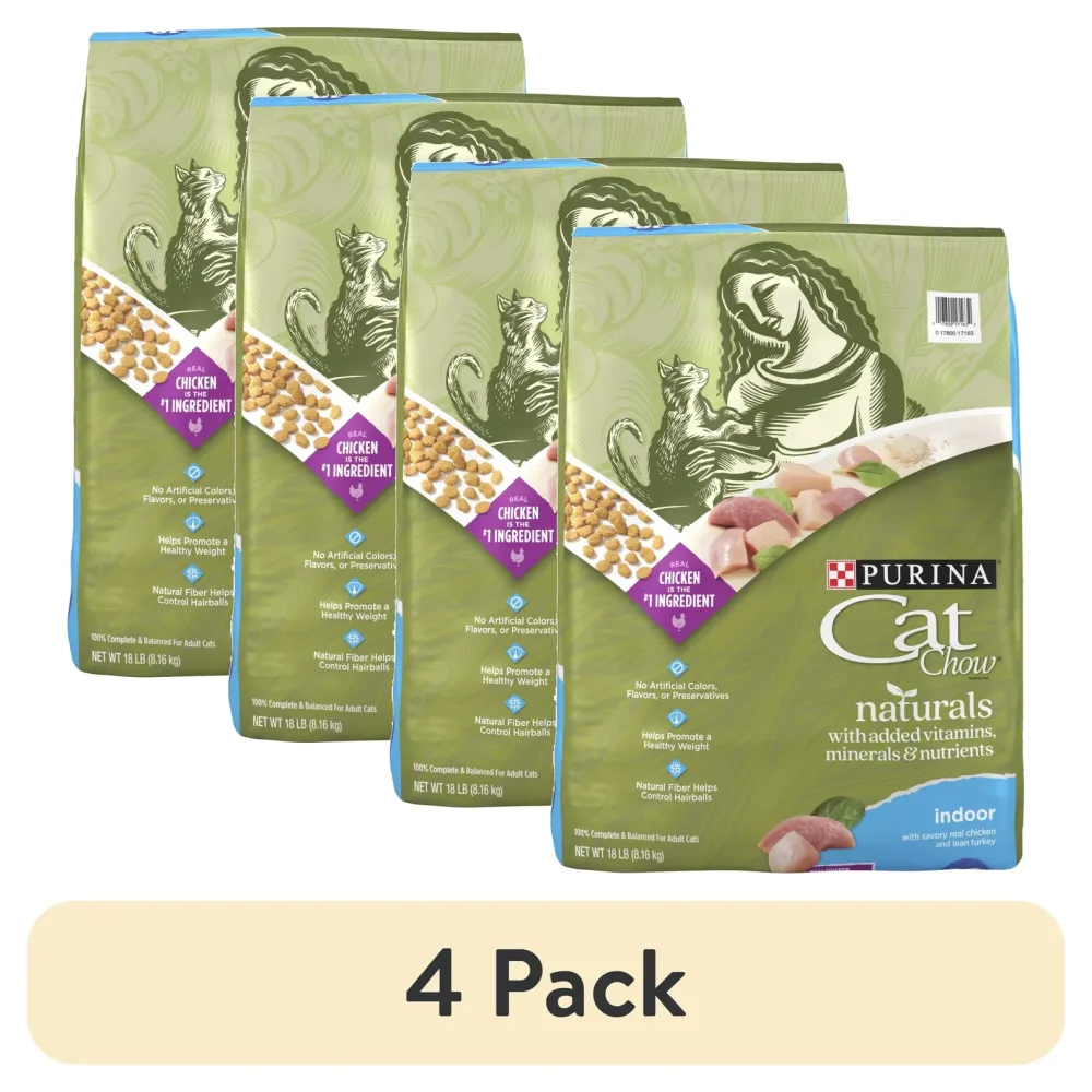 Cat Food 4 pack 18 lb 6.3 lb