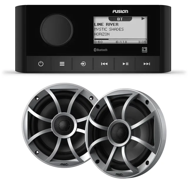 Marine Stereo 1 pair 6.5" silver