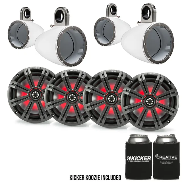 Speaker 8" led white