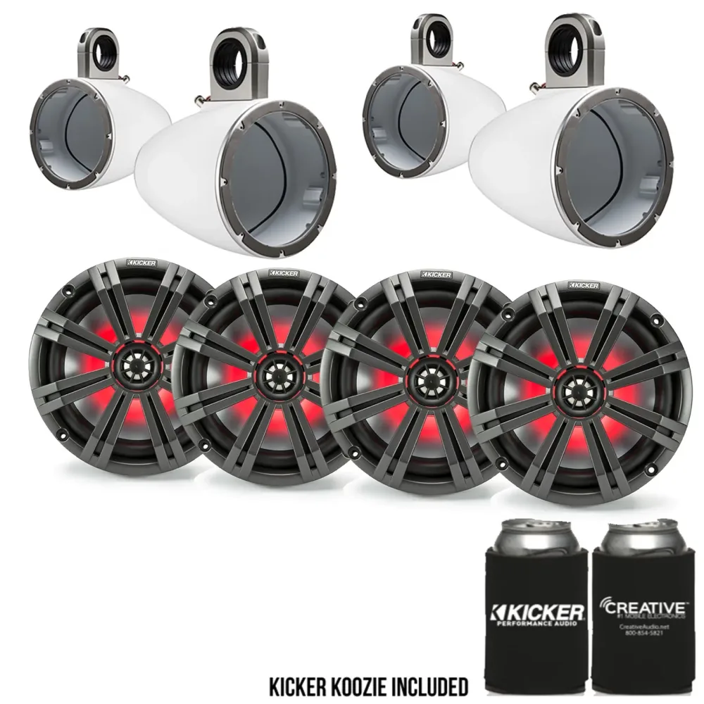 Speaker 8" led white