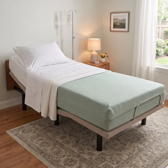Foam Mattress 8 inch waterproof green