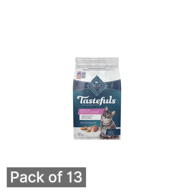 Cat Food 5 lb blue brown