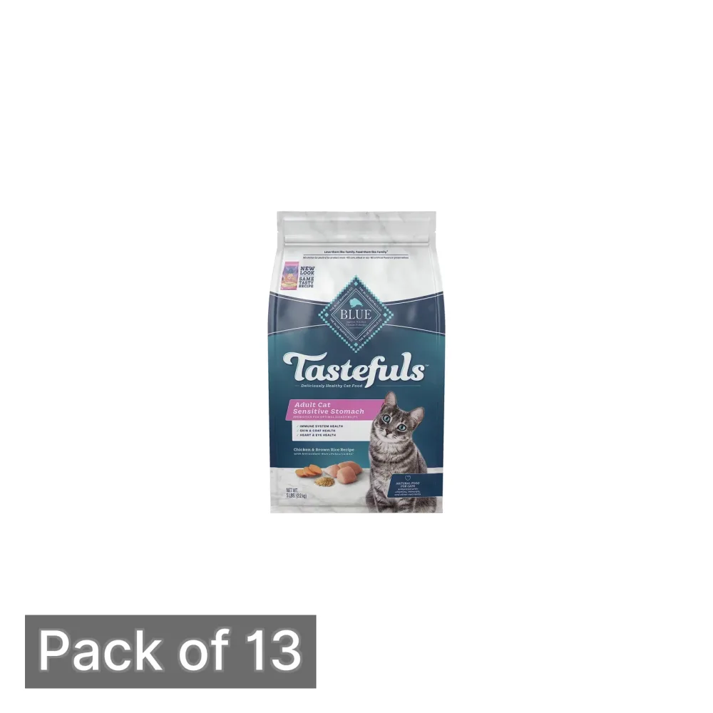 Cat Food 5 lb blue brown