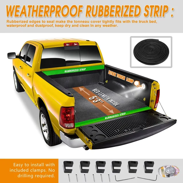 Tonneau Cover 5' 3" 5ft