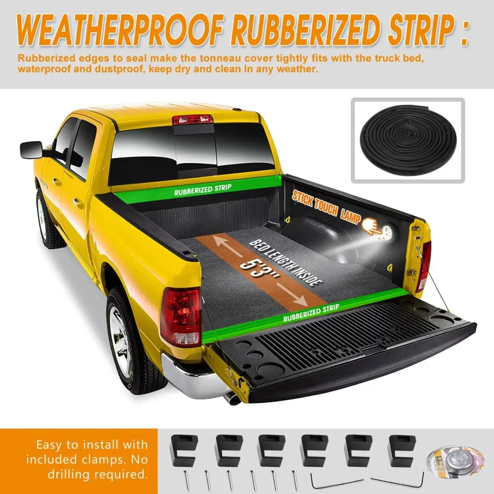 Tonneau Cover 5' 3" 5ft