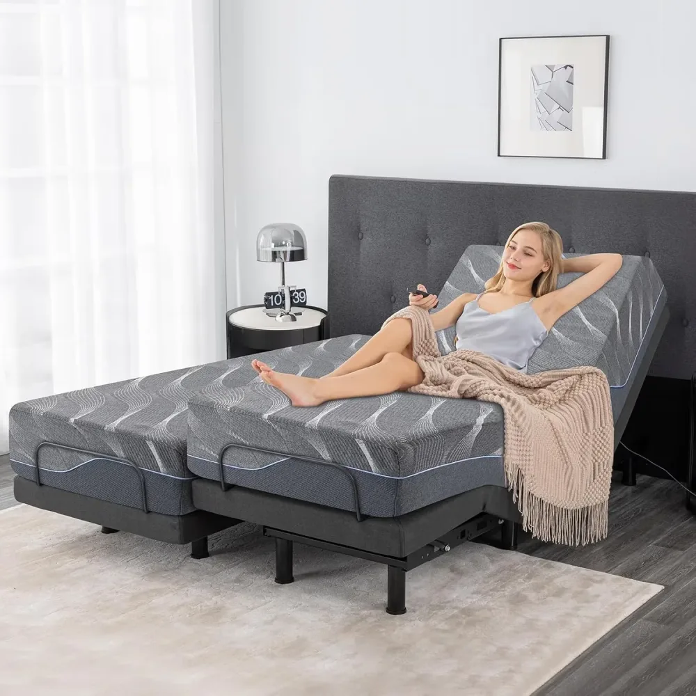 Adjustable Bed wireless white