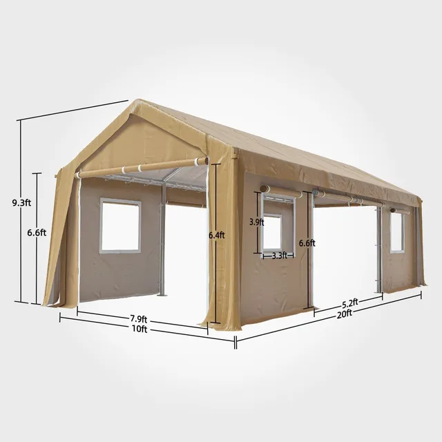 Portable Carport waterproof heavy-duty