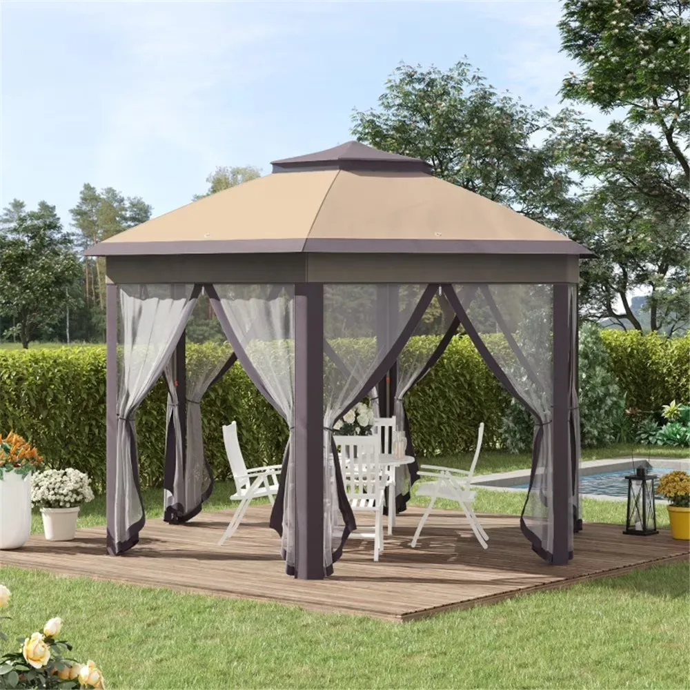Gazebo Canopy 13' waterproof beige