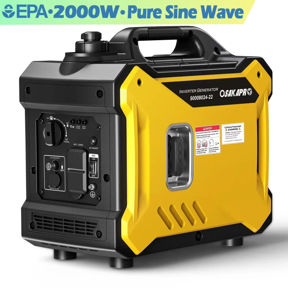 Generator Gas 2000w 40lbs portable