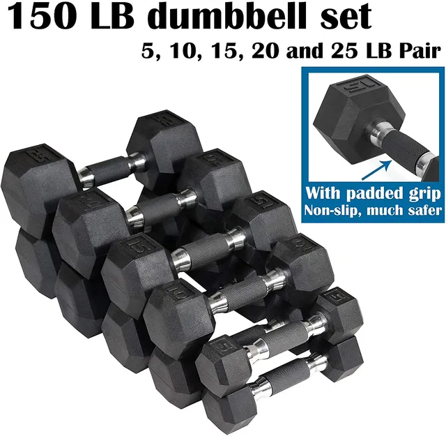 Strength Equipment 25 lbs 5 pairs 5-25 lbs