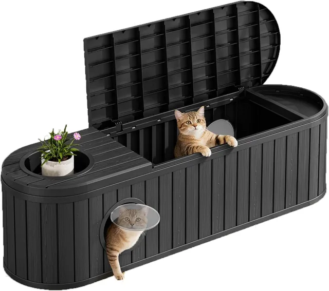 Cat Litter 62.5" black