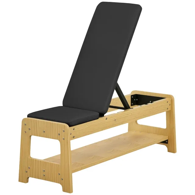 Weight Bench adjustable black 46.9 inches