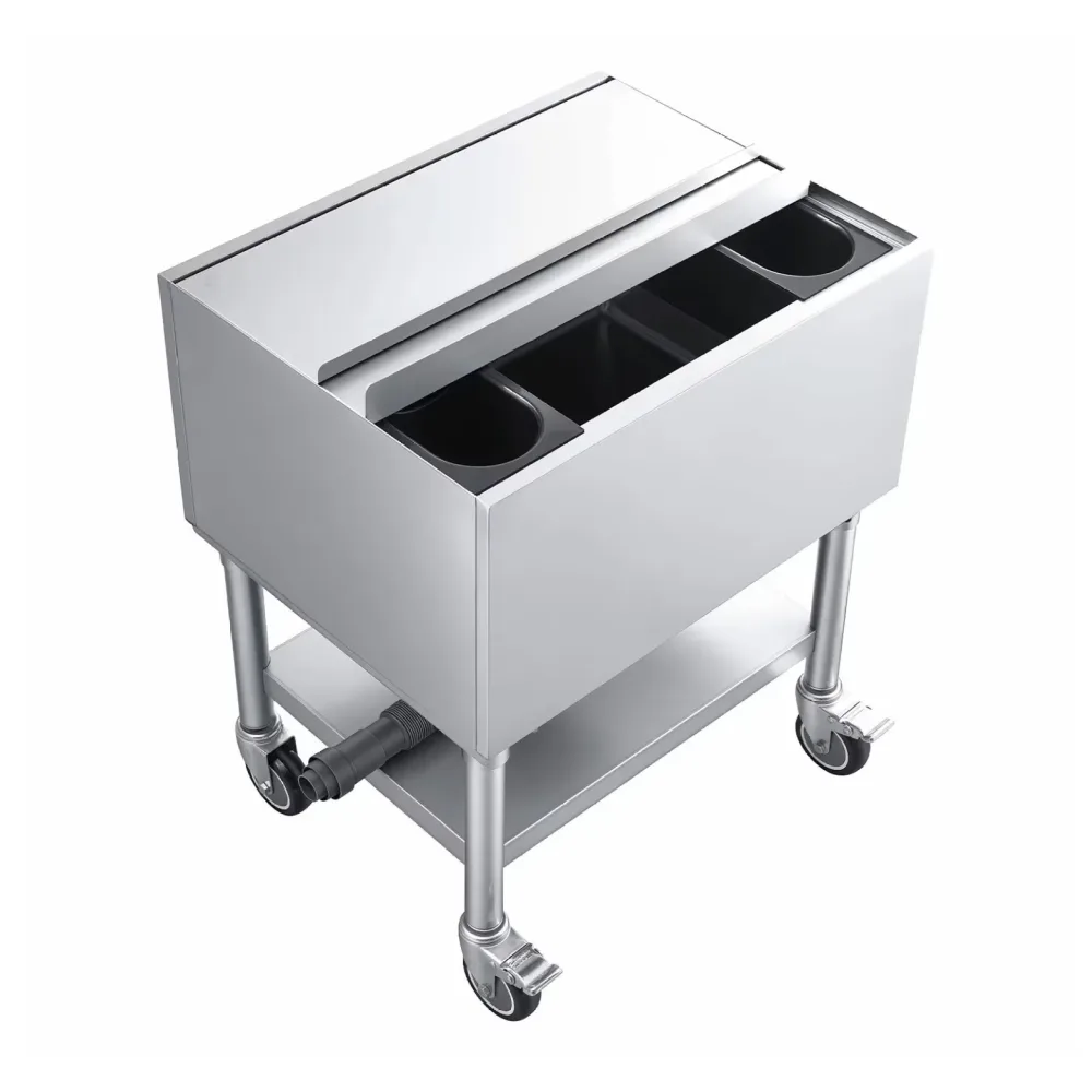 Cooler Cart 35 inches 65.1 quarts locking