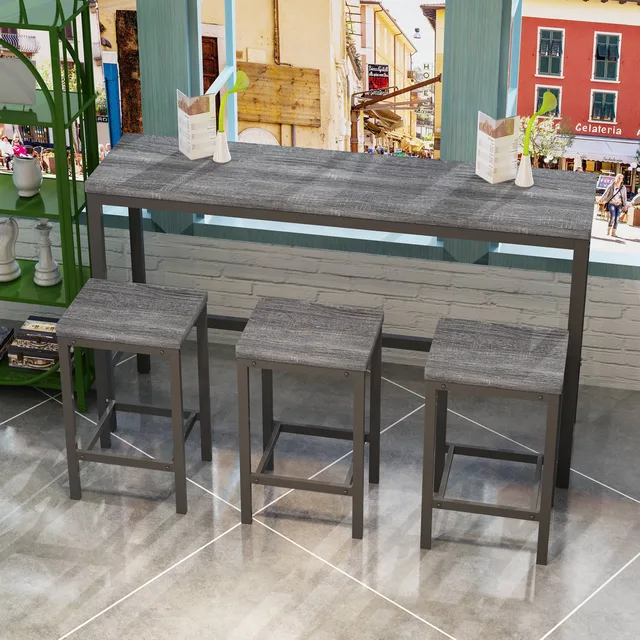 Dining Table gray 59.8" 15.7"