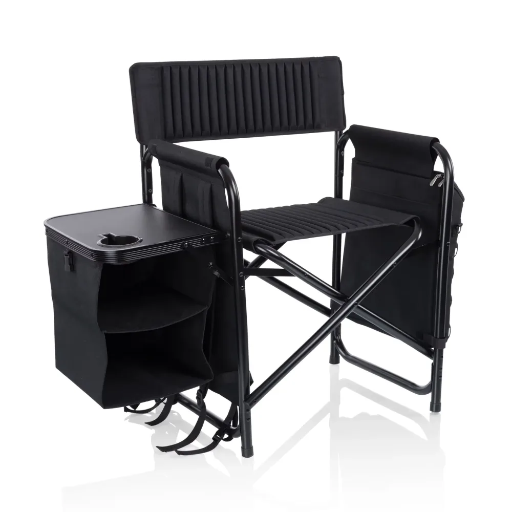 Camping Chair black 19 inch 350 pounds