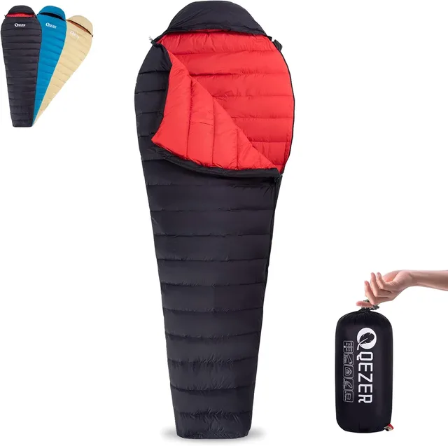 Sleeping Bag 0.57 lb black red