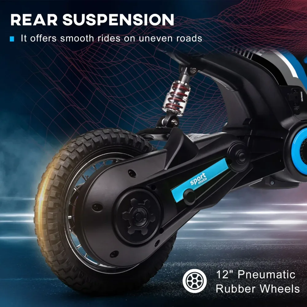 Dirt Bike 24v 350w blue
