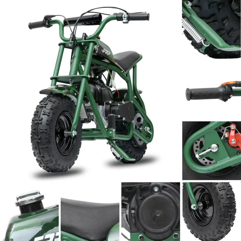 Dirt Bike green 160 lbs 0.32 gallon