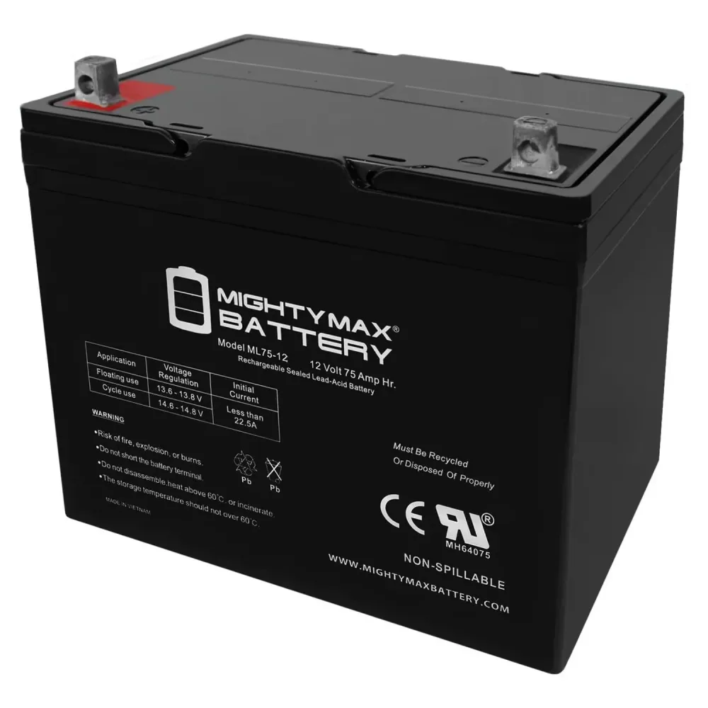 Battery 12v 12 volt 10.24 in