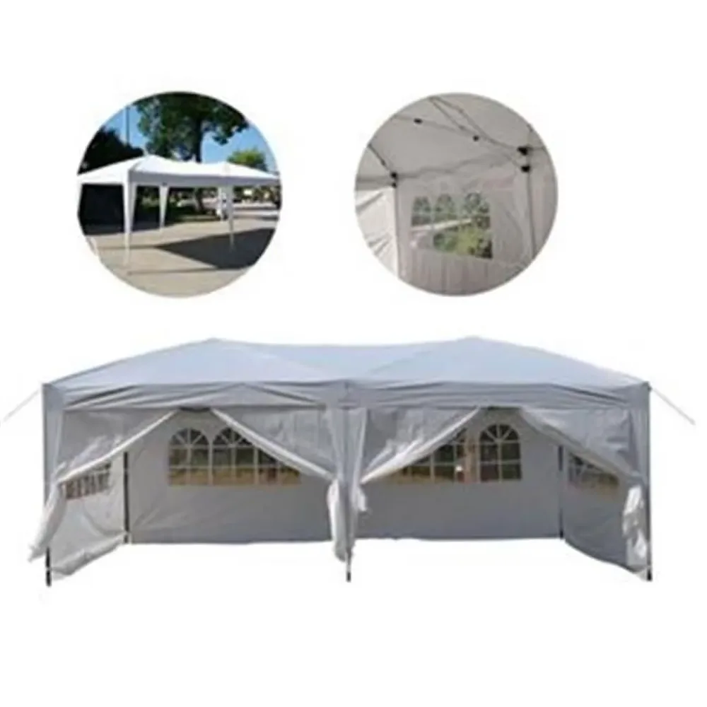 Gazebo Tent 10 ft 20 in white