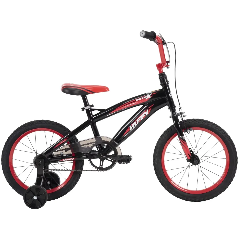 Bike red black 16"