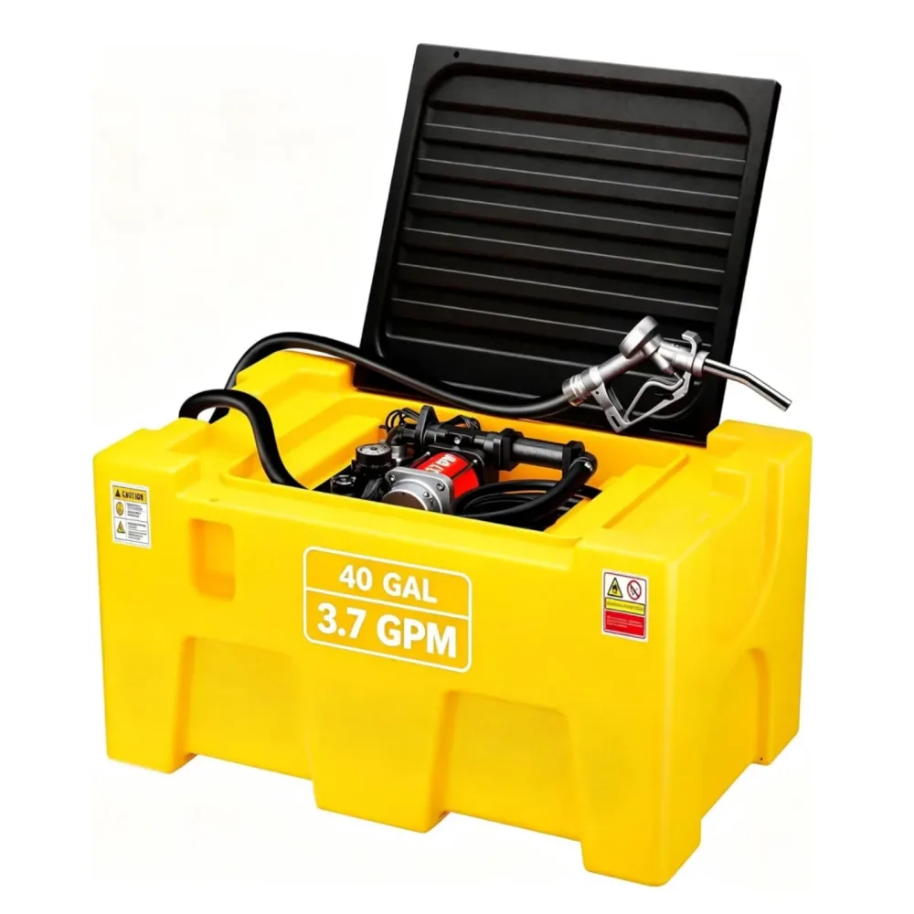 Transfer Tank 40 gallon 12v 13.1 ft